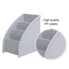 XEERAANG Desk Organizer Trapezoid Remote Control Holder Creative Tabletop Organizer