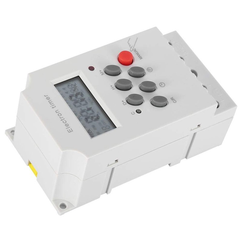 30A Digital Timer Switch, Programmable Electronic Time Control Timer Time