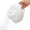 Rice Washing Bowl with Strainer, Clear Plastic Quinoa Grain Washer