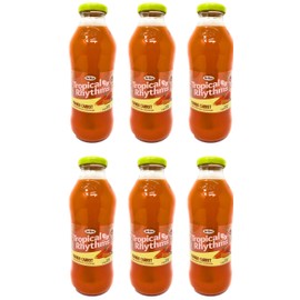 Grace Tropical Rhythms Mango Carrot Jamaican Fruit Juice 16oz, 6 Pack