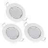 Lex Collective 3 x LED GU10 Module Recessed Spotlight Set