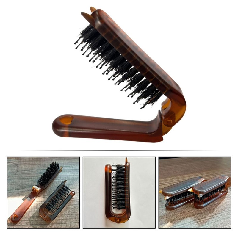 Minkissy Portable Hair Brush Hair Massage Comb Brush for Travel