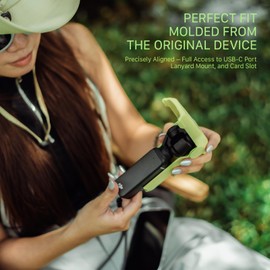 Tilta Pocket 3 Protective Case, Protective Travel Case Kit with Wrist Strap Lanyard Compatible with DJI Osmo Pocket 3 - Cream White TA-T65-PTK-CW