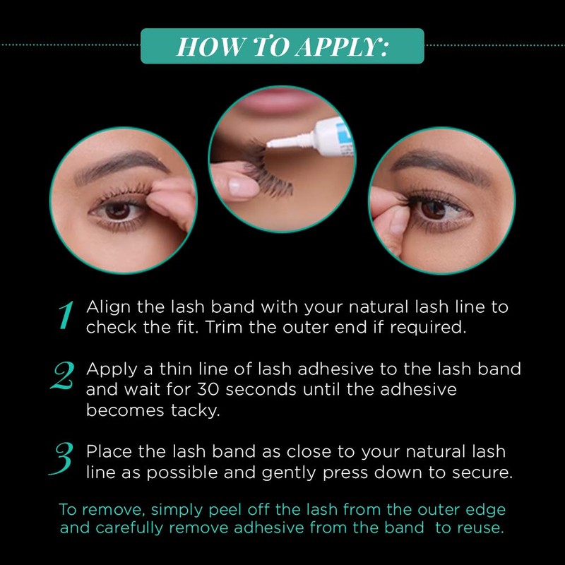 Ardell Natural Lashes False Eyelashes 116 - Black, Lightweight, Soft,