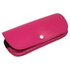 SAKAE F-20 TR700 Genuine Leather Glasses Case, Magenta
