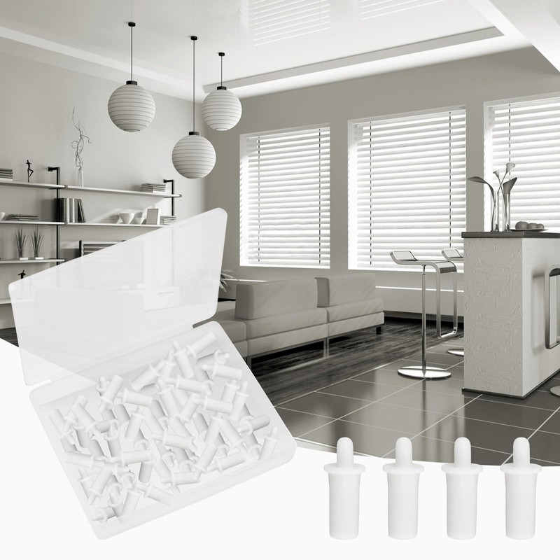 UFURMATE Shutter Repair Pin, 52Pcs White Replacement Repair Pin for