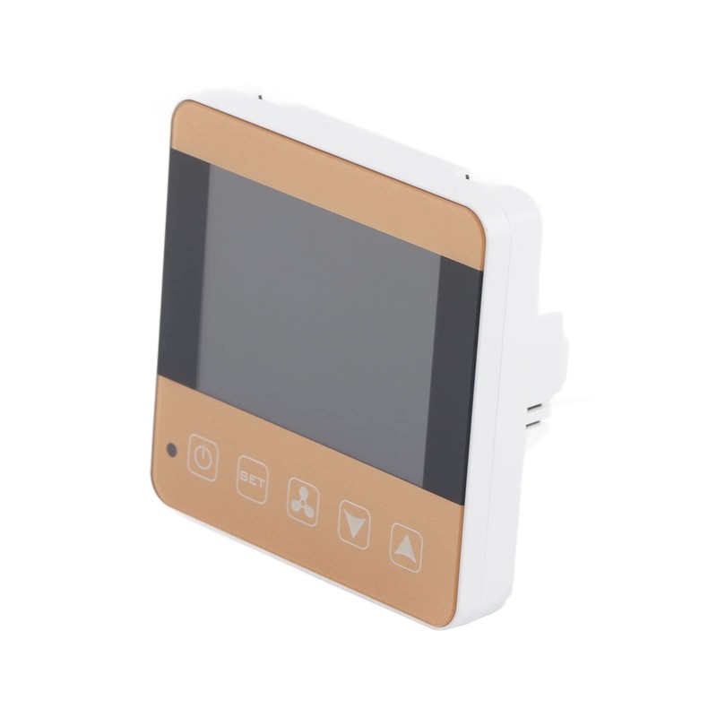 AC200-240V Fan Coil Thermostat, Intelligent Digital Central Air Conditioning Thermostat,