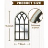 Putuo Decor Set of 2 Gothic Arch Window Frame Wall