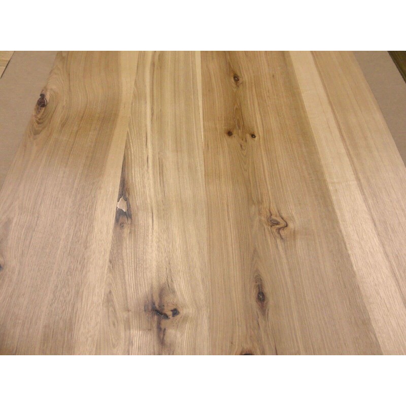 JSO Wood Products Hickory Pecan Rustic Planked Knotty Wood Veneer