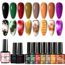 LISAPRO Kit de Esmalte de Uñas de Gel, 8 Colores Esmaltes de Uñas Gel (A)