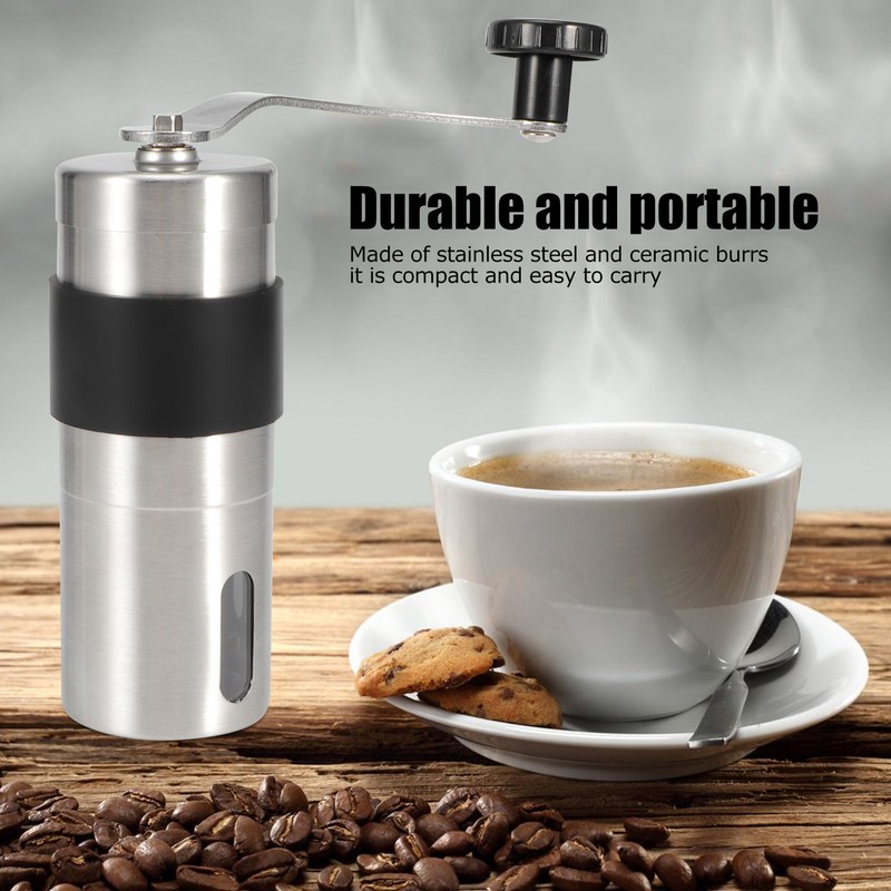 Stainless Steel Manual Coffee Bean Grinders Mill for Coffee Making