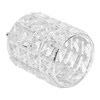 Crystal Makeup Brush Holder European Style Rounded Crystal Glass Cosmetic