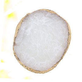 Ipetboom Resin Nail Art Palette Agate Nails Plate Display Plate Tool for Manicure Art