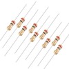 Sourcingmap 100Pcs 2 Ohm Resistor, 1/4W 5% Tolerance Carbon Film