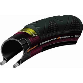 Continental Grand Prix 4-Season Bicycle Tire (700x25, Black)
