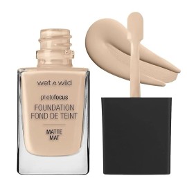 Wet N Wild Photo Focus Foundation, Choose Your Shade .95oz Dewy or Matte - 361C Shell Ivory Matte