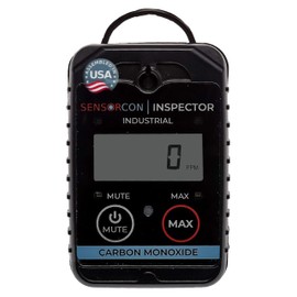 Sensorcon Inspector 2 Portable Carbon Monoxide Detector with Visual & Audio Alerts – Professional-Grade Digital CO Detector for Industrial & Commercial Applications