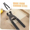 BUGUUYO Multi Functional Leather Hole Puncher with Teeth Carbon Steel