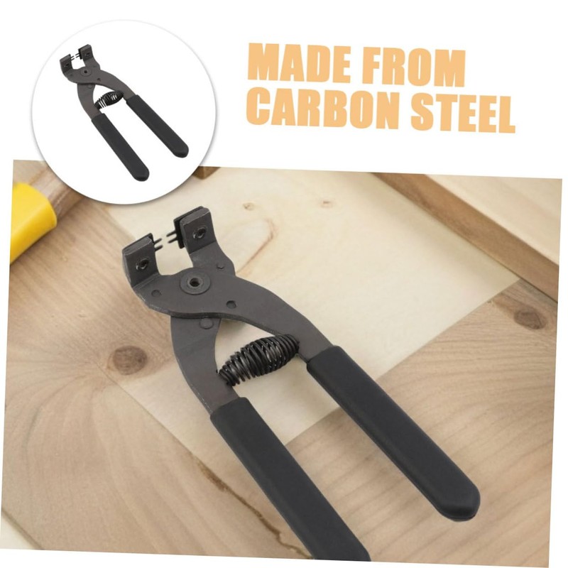 BUGUUYO Multi Functional Leather Hole Puncher with Teeth Carbon Steel