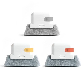 TYFGRT 3 Piece Groove Cleaning Brush, Seam Cleaning Brush, Window Rail Cleaning Brush, Portable Cleaning Brush. Multifunctional Cleaning Brush