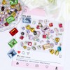 50Pcs Luxury Gems Nail Charms Multi Shapes Crystal Nail Gems