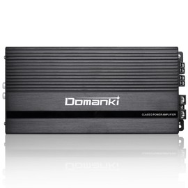 DOMANKI 480 Watt 4 Channel Car Audio Amplifier Class D Full Range Power Stereo Amplifier Low/High Level Inputs