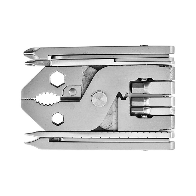 25 in 1 Foldable Pliers Stainless Steel Multifunctional Compact Pliers