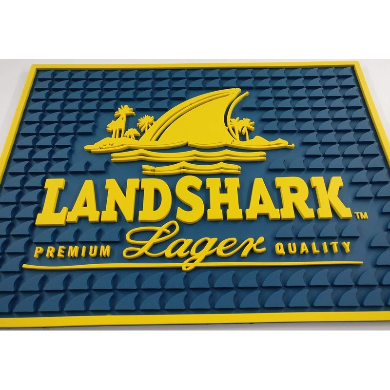 Landshark Bar Mat Professional Spill Mat Wait Station Drip Mat