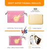 JUNDUN Fireproof Document Bag with 5200℉ Heat Insulated,14.0”x10.4” Waterproof and
