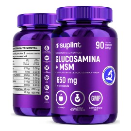 Sulfato Glucosamina Msm Suplint Cápsulas Veganas Articulaciones
