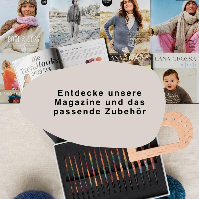 LANA GROSSA Brigitte No. 2 Seta, Elegant Net Yarn Structure