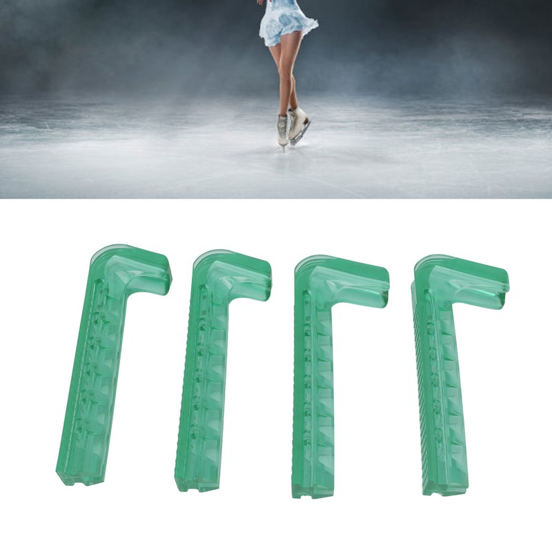 2Pair Ice Skate Guards Hockey Shoe Blade Cover Adjustable Silicone