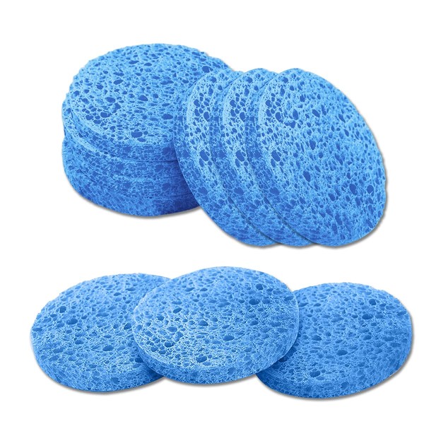 Facial Sponges, 10 Pcs Compressed Reusable Cleansing Sponges Expanding Face