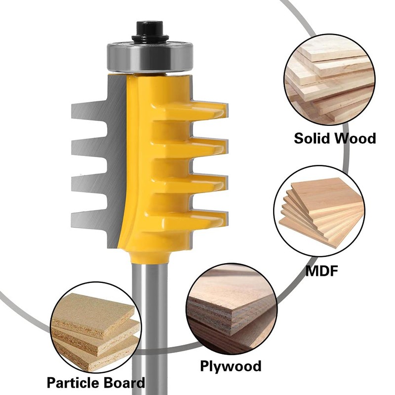 Finger Joint Router Bit 1/2" & 1/4" Shank – Tungsten