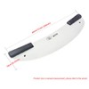 Chef Prosentials 20" Pizza Cutter Rocker, Stainless Steel Semi-circle Sharp