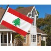 2×3 FT Lebanon Flag,Medium 60×90 CM lebanese Outdoor Banner,100D Decor,Doube