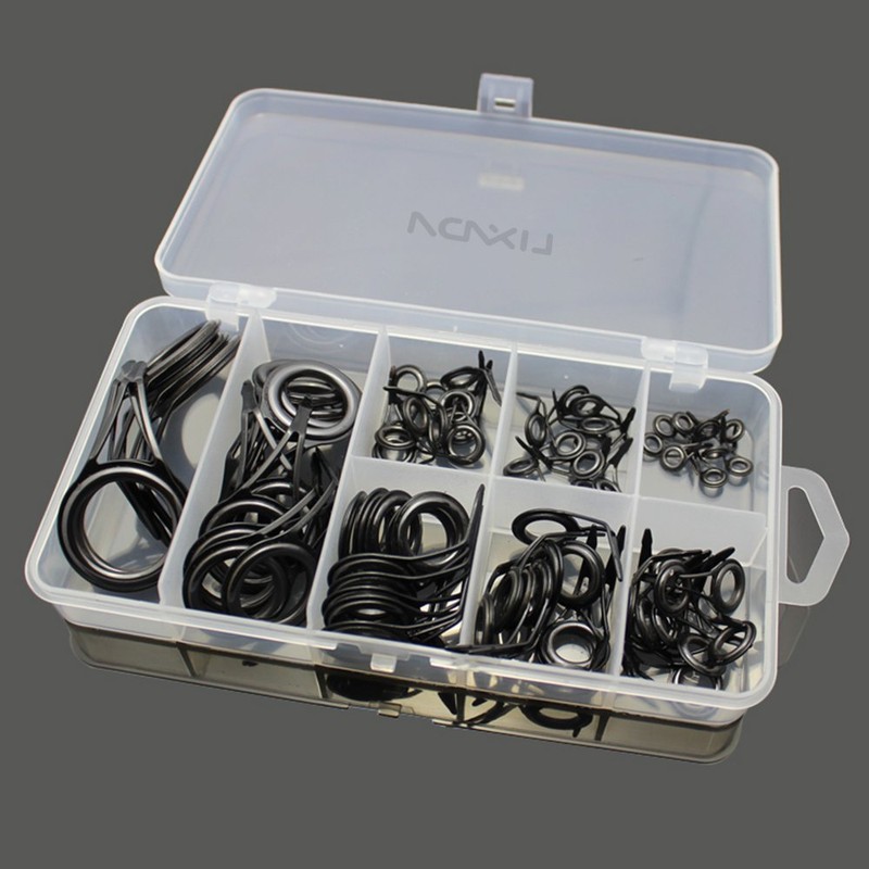 Eacam 75pcs Various Sizes Fishing Rod Guide Tip Fishing Line