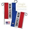 Now Leasing Garden Flag Set Mailbox Hanger Novelty Merchant Open