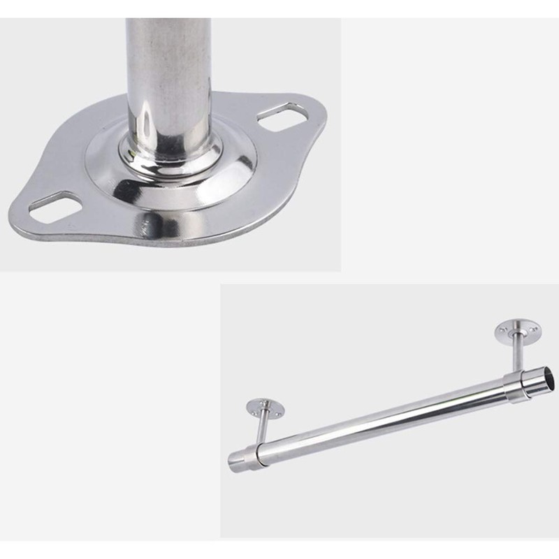 OUNONA Clothes Dryer, Indoor Rod Holder, Ceiling Hanging Clothesline, Stainless