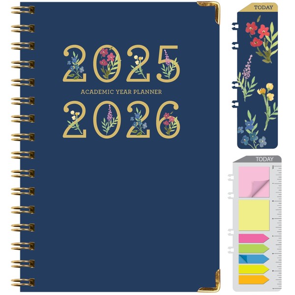 HARDCOVER Academic Year 2025-2026 Planner: (June 2025 Through July 2026)