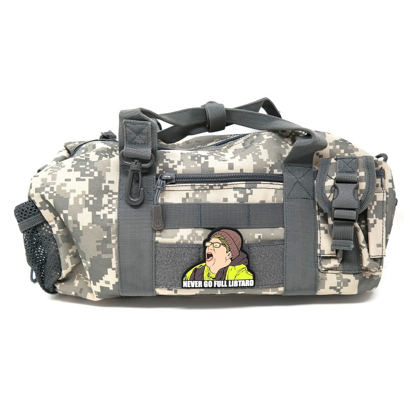 Never Go Full Libtard Liberal Scream PVC Hook and Loop