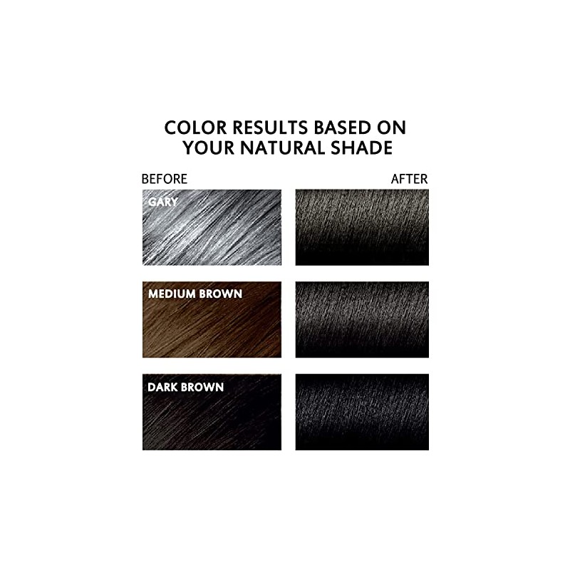 Tinte para El Cabello Negro Semipermanente 3 En 1-13.5 Fl