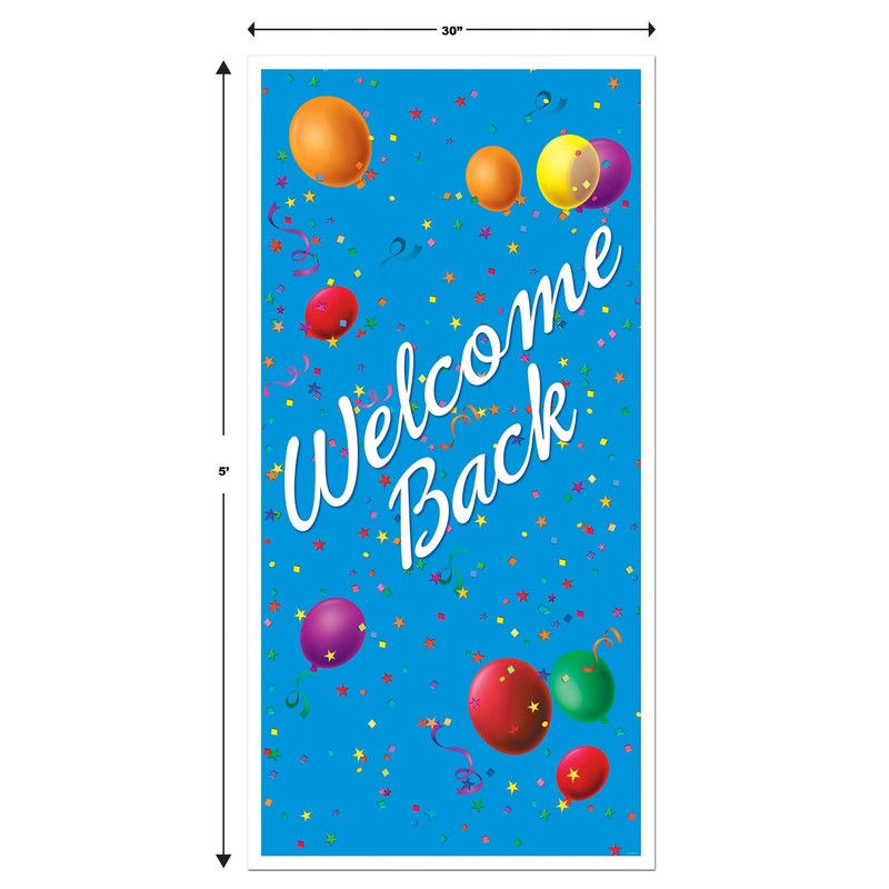 Beistle Welcome Back Door Cover