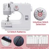 Mini Electric Sewing Machine for Beginners, Portable Sewing Machine for