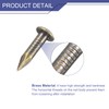 sourcing map 60 Pcs Small Tiny Nails 2.8mmx15mm(DXL) Tiny Brass