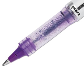 uni-Ball® Vision Elite Stick Roller Ball Pen, Purple Ink, Bold, 0.80 mm