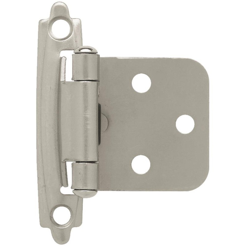 Liberty H0103BL-SN-U1 Self-Closing Overlay Hinge, 10-Pack