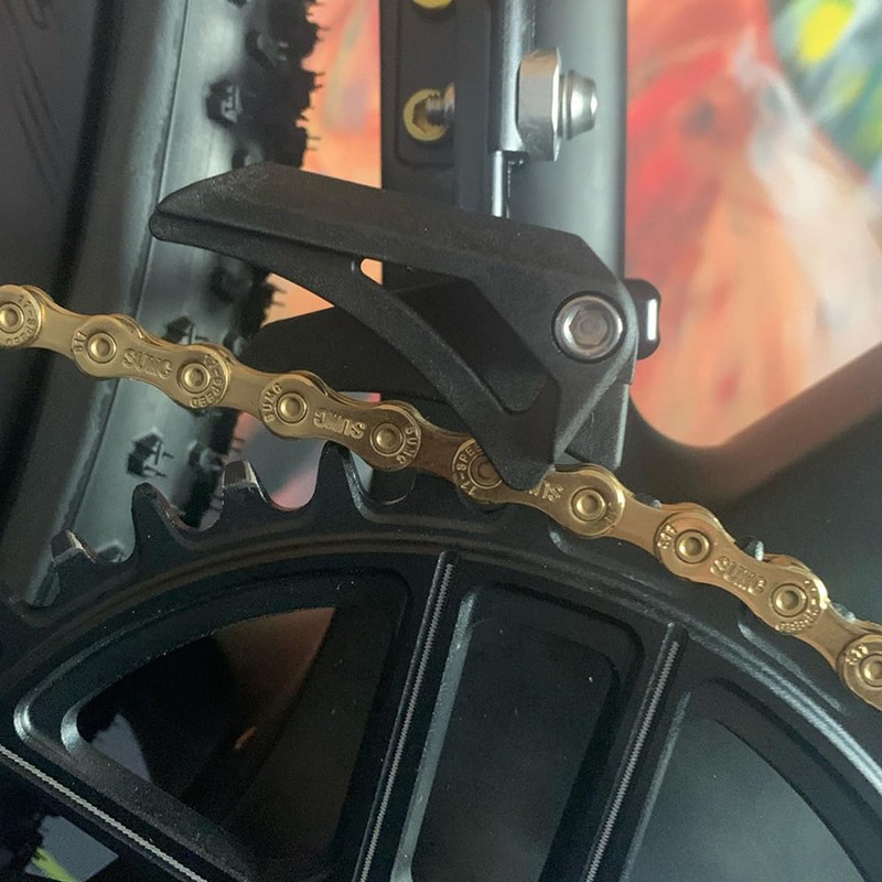 HOUSON Bicycle Chain Guide, Aluminum Bicycle Direct Mount Chainring Protector,