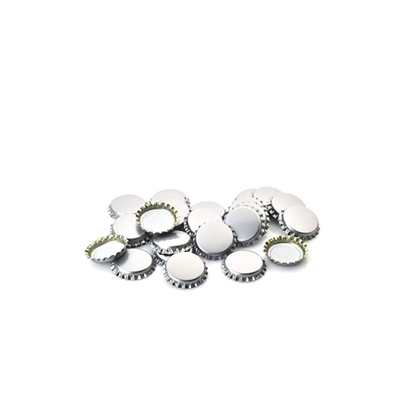 Crown Caps Silver 100 pk