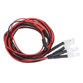 RC Light, LED RC Car Light, RC LED Light, Headlight Tail Light Set, RC Parts, 5mm RC LED Light, Low Power Consumption, For RC Car, LED Headlight, RC Car Accessories (Blue Light)